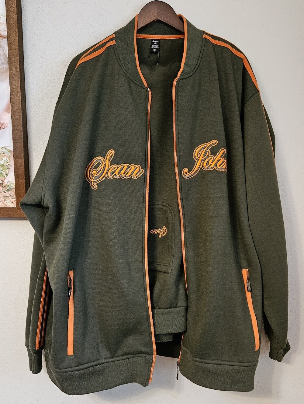 Sean John NWT Olive Green Sweatsuit 4XL